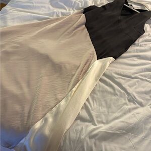 Elegant Black and Cream Women's Dress